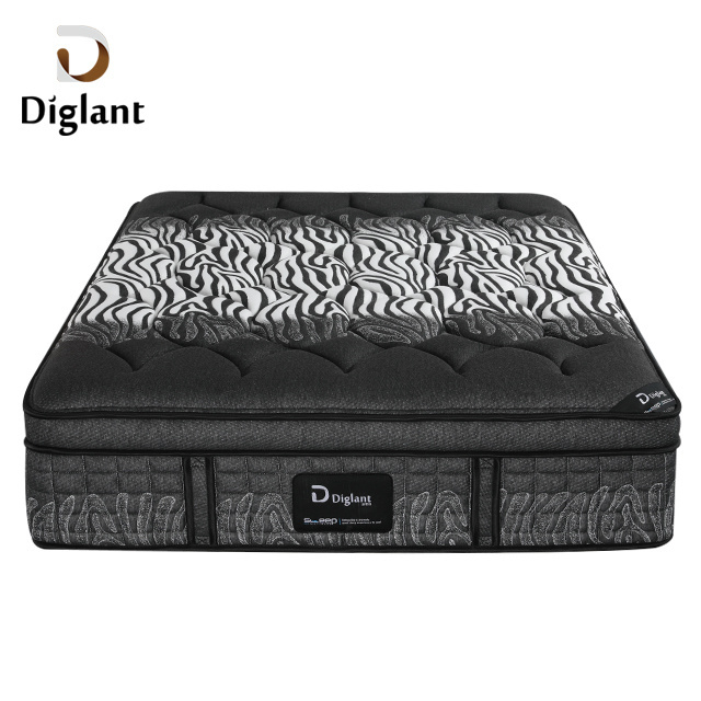 Fire-retardant compressed medium foam bed mattress