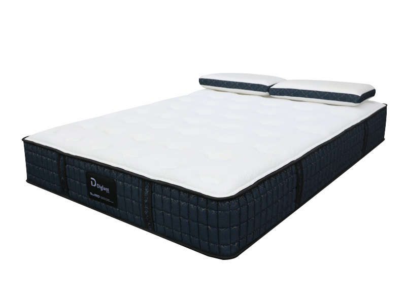 D91 6 inch pressure relief cool knitted memory foam anti-slip double euro top pocket high resilient cushion mattress