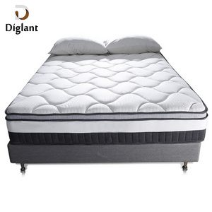 Diglant D9-T9 12 inch Plush Cheap Queen golden spring Pillow Top Pocket Spring mattress