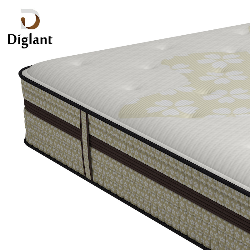 D98 double euro 10 inch cheap 3-zone pocket spring coir 4 star hotel custom designed high density germany mattress