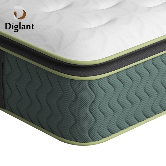 D61 Diglant hotel bedroom furniture memory foam latex queen spring full hybrid mattress