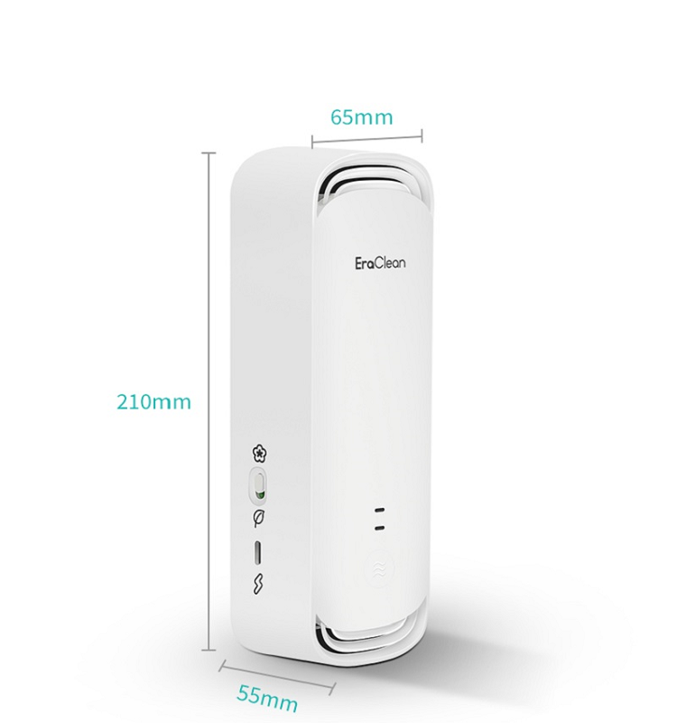 Xiaomi Youpin Eraclean Home Allergies and Pets Hair Smokers in Bedroom Cleaner Odor Eliminators Remove Dust Smoke White