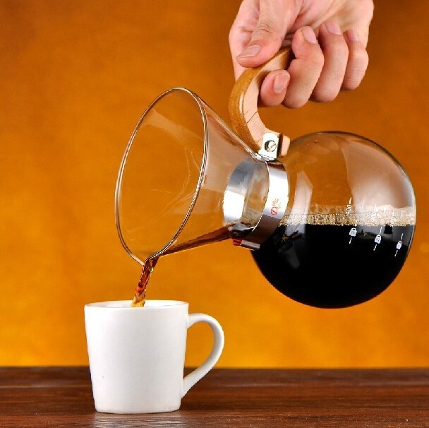 Diguo 400ml Glass Hand Drip Pour Over Coffee Share Pot With Filter Set