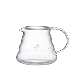 Diguo 360ml 12Oz Glass Pour Over Coffee Sharing Pot