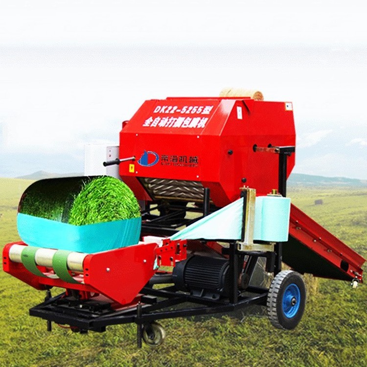 Combined Corn Silage Baler And Wrapper Machine Rice Husk Strip Baler Compression Machine, Mini Square Hay Baler Machine