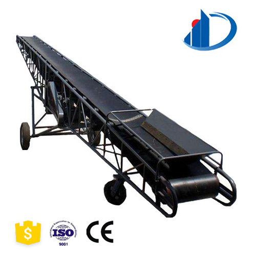 Large angle powder corn vibrating belt conveyor structure brick conveyor for mining limestone