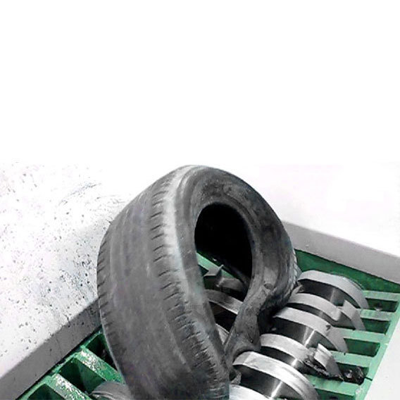 Complete Rubber Tire Recycling Machines Automatic Otr Old Tire Recycling Machine Tire Crusher And Shredder