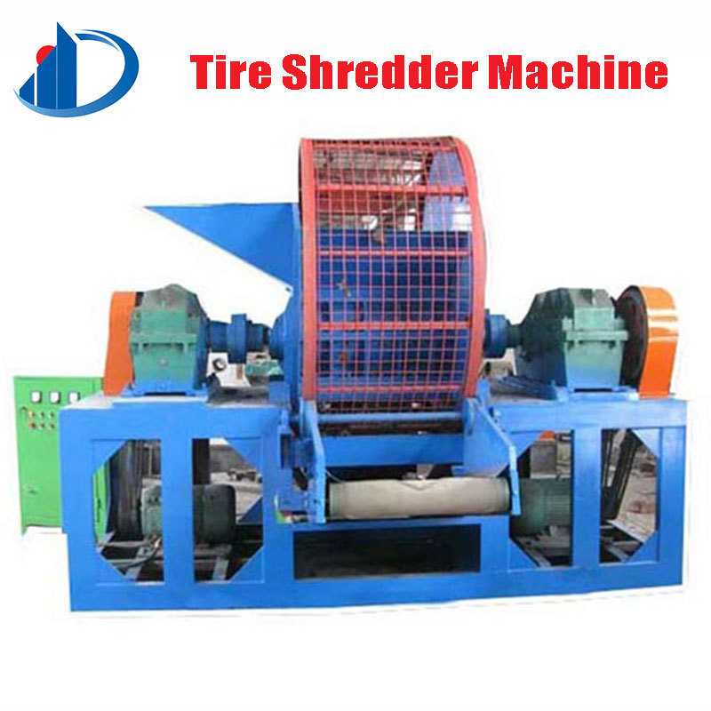 Tire Cutter Machine | Portable Used Truck Tire Shredder Cutting Machine Waste Recycling Plant For Sale Tyre Crushing Machine