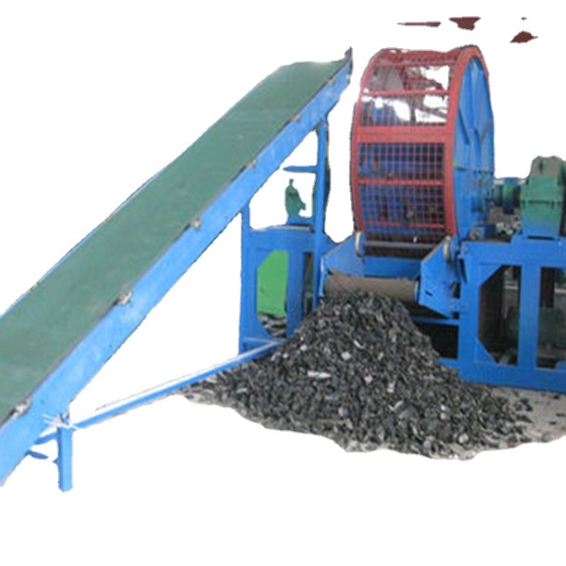 Industrial Plastic Crusher Machine Tire Shredder Waste Recycling Machine  Rubber Shredding Machine