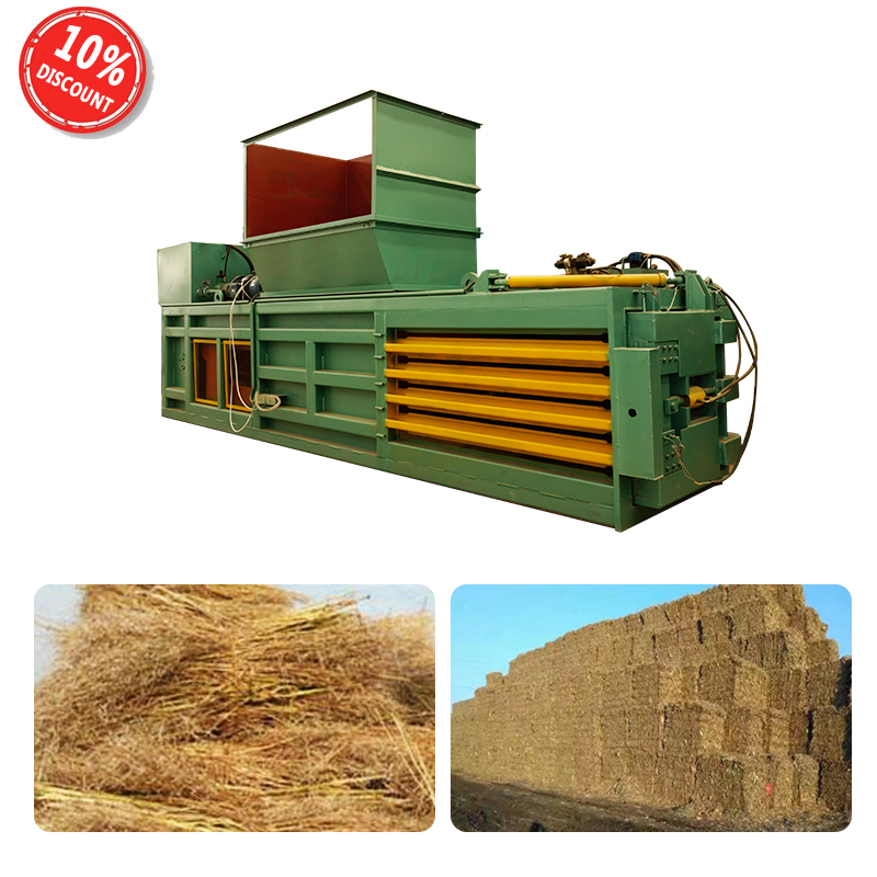 Cheap Rice Straw Baling Machine Price Stationary Hay Baler Machine For Sale 	Automatic Electric Baler From China