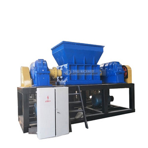 Di Hai Double 2 Shaft plastic Shredder For Recycling Metal Scraps Tires Waste Plastic Wood