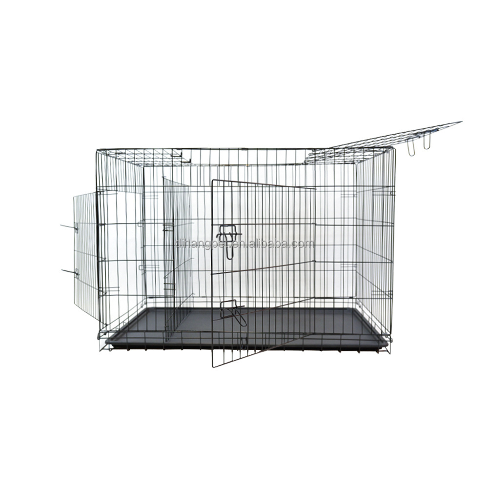 China Custom Collapsible Portable Dog Breeding Equipment Metal Modular Dog Cage Outdoor