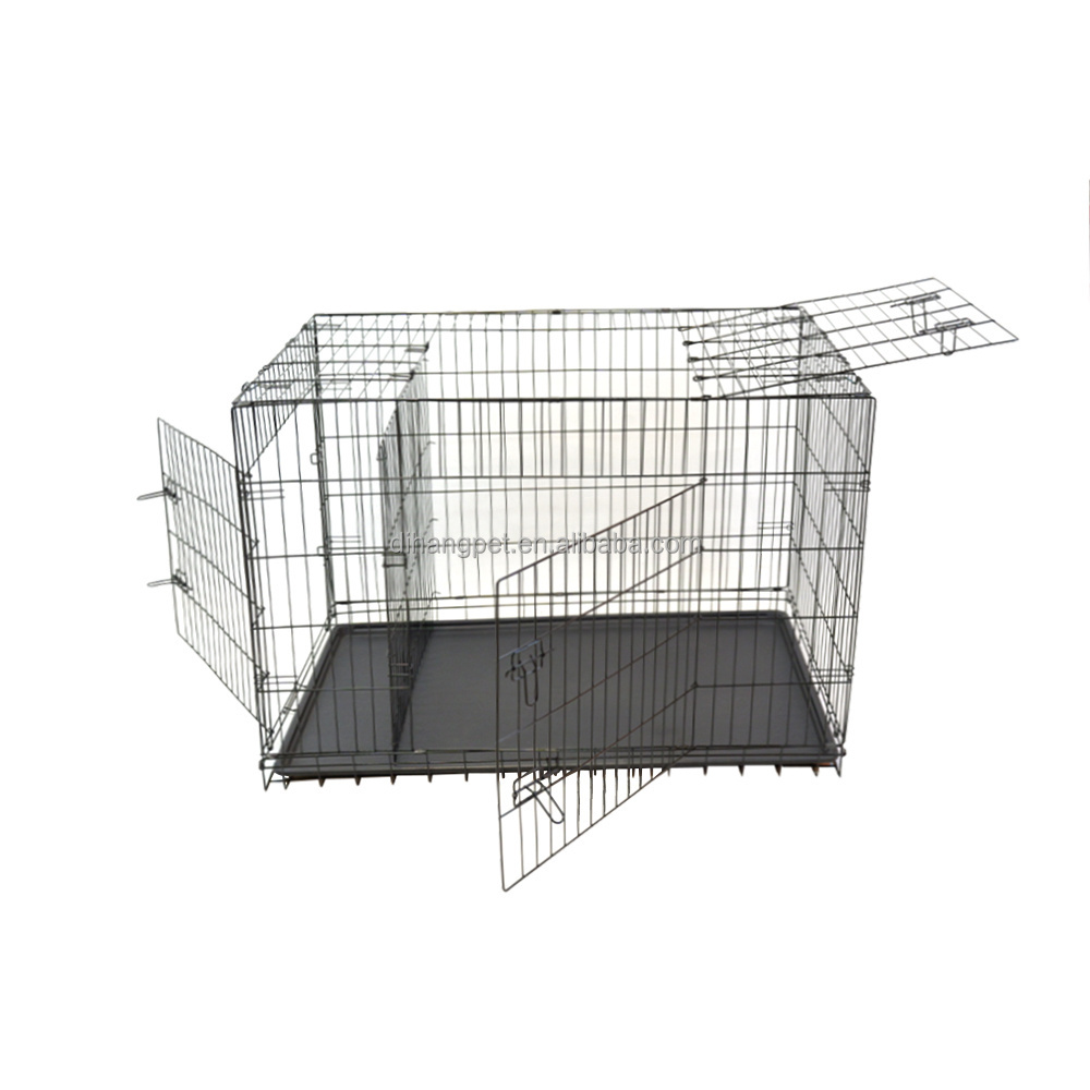 China Custom Collapsible Portable Dog Breeding Equipment Metal Modular Dog Cage Outdoor