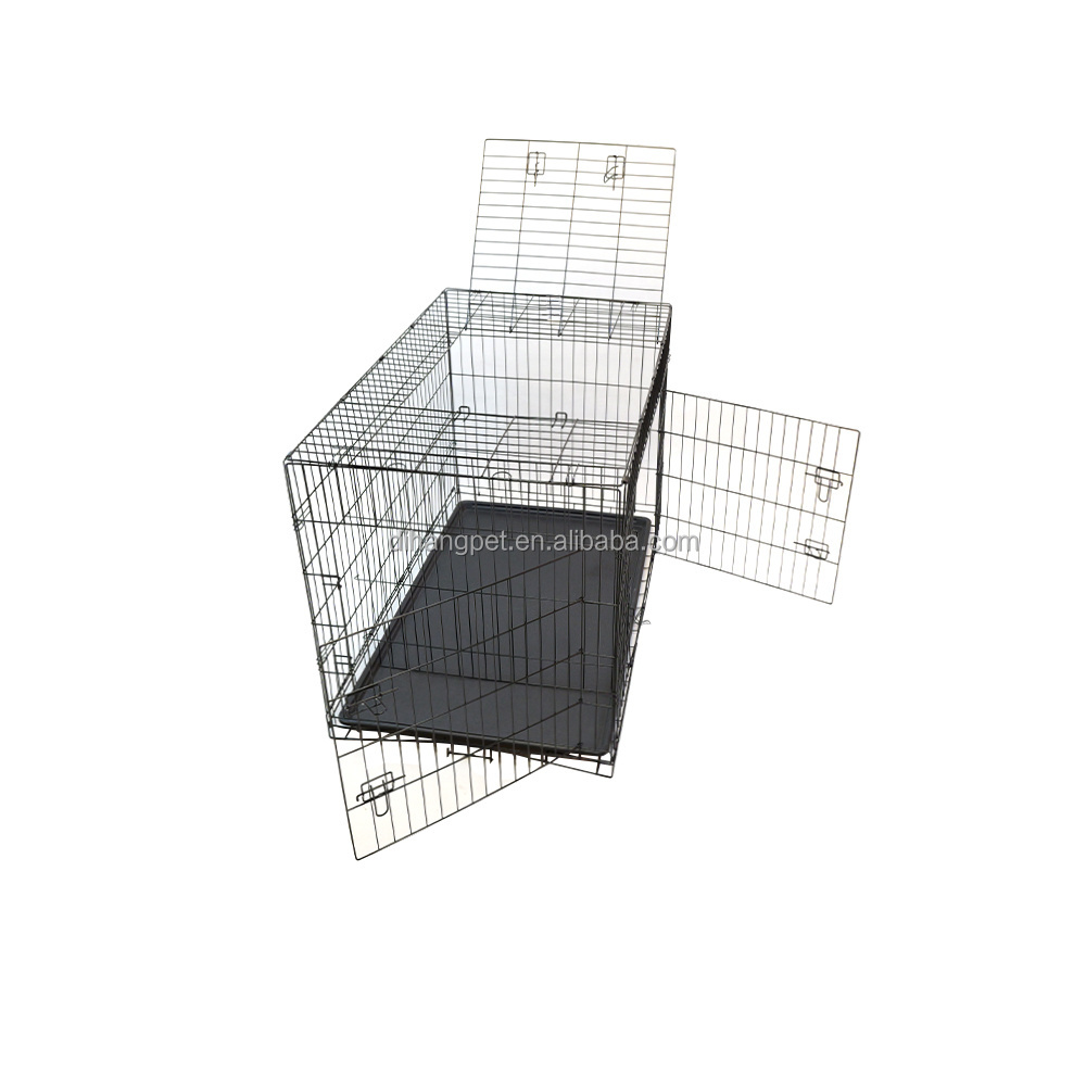 China Custom Collapsible Portable Dog Breeding Equipment Metal Modular Dog Cage Outdoor