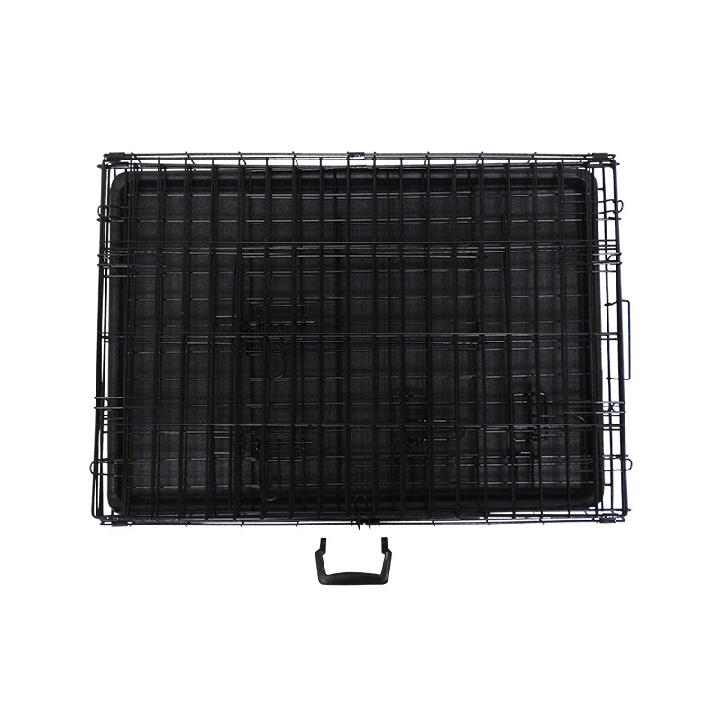 Expanded Metal Black Dog Cage , Wholesale Dog Crate in China