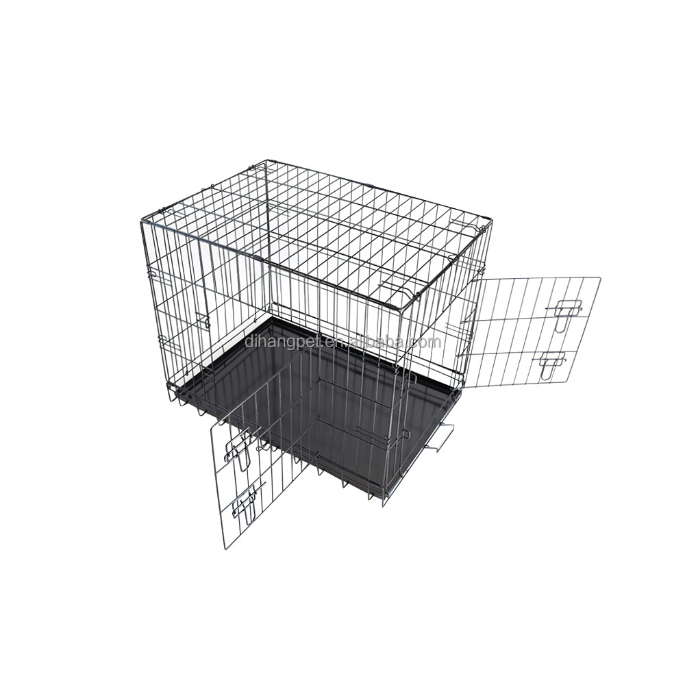 Humanized Design Foldable And Portable Cage Metal Dog Kennels And Crates For Large Dogs