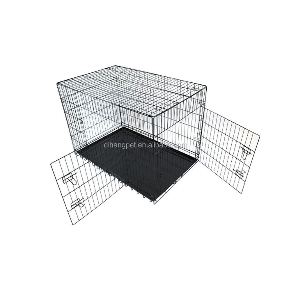 Humanized Design Foldable And Portable Cage Metal Dog Kennels And Crates For Large Dogs