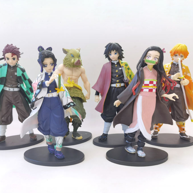 mini figural toy custom made model car toys poke mons demon slayer manga naru figure model anime figure toy custom