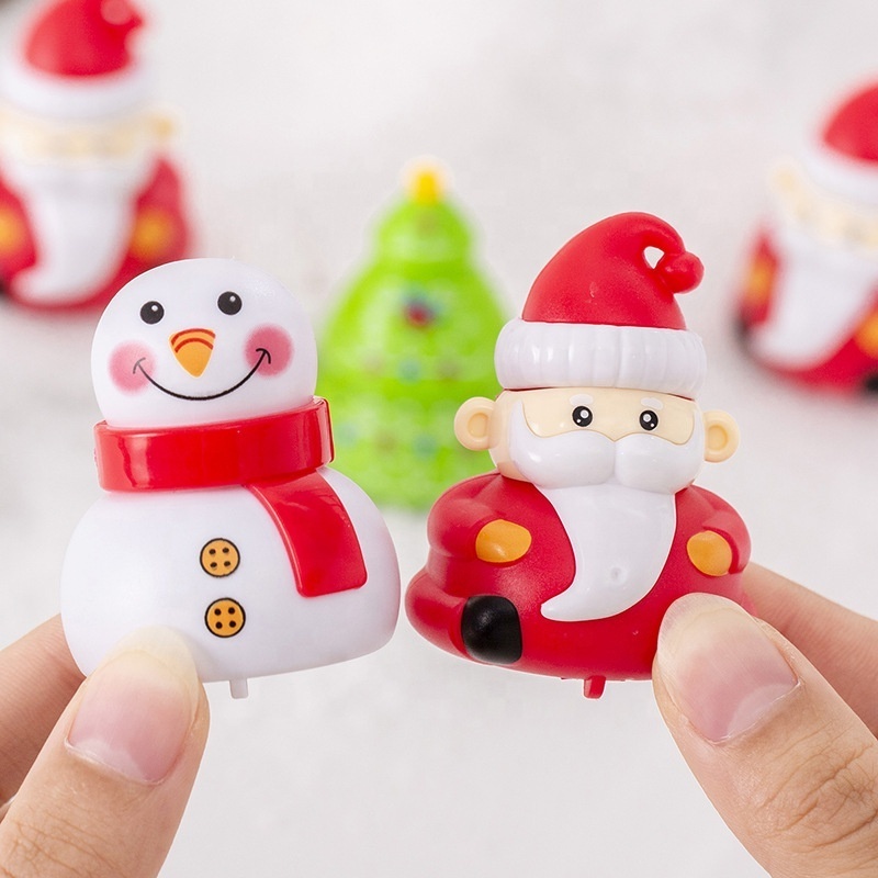 Dihua OEM Custom Christmas Decoration Plastic Inertia Pull Back Car Toys Christmas Plastic Toy Car for Kids