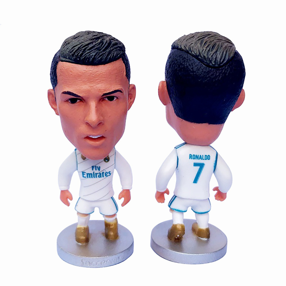 Wholesale Plastic PVC Toy Football Players Figures Custom 3D Soccer Player Action Figures