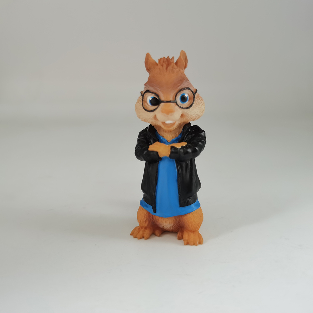 Custom Bulk Plastic Animal Figures Toy Plastic Toys Squirrel Animal Figures Custom Figurines