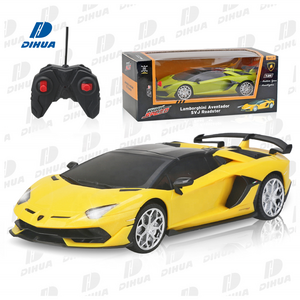 1:24 Scale Official Licensed Remote Control Car Lamborghini Aventador Svj Roadster RC Sport Racing Toy Car Model with Headlight