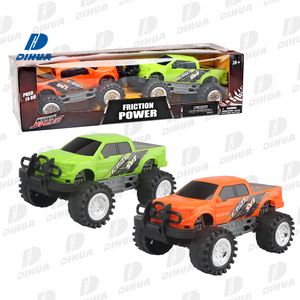 1:28 2pcs Twin Pack Play Set Friction Power Vehicle Ford F150 Raptor Official Licensed Wheels Toy Car Truck Off-Road Juguete