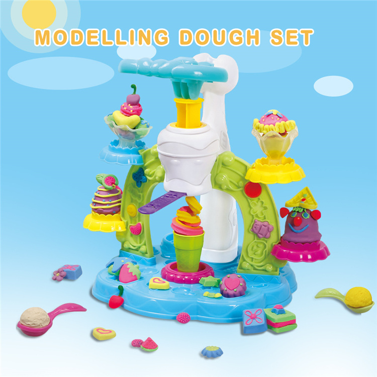 DIY Toy Kids Play Creations Machine Maker Dough Plasticine Modeling Clay Kitchen Play Dough Toys