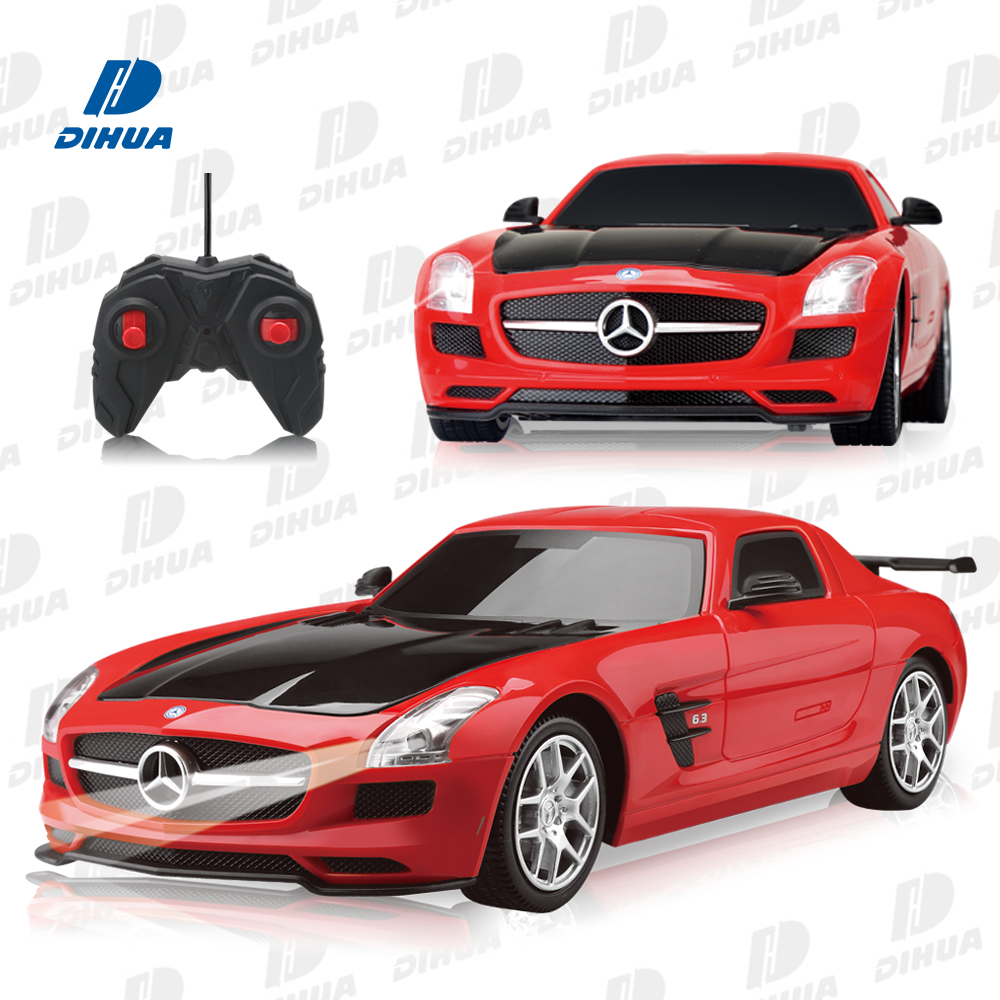 1:24 Scale RC Car Mercedes-Benz SLS AMG GT Final Edition Remote Control Car Official Licensed Model Racing Hobby w/ Headlight