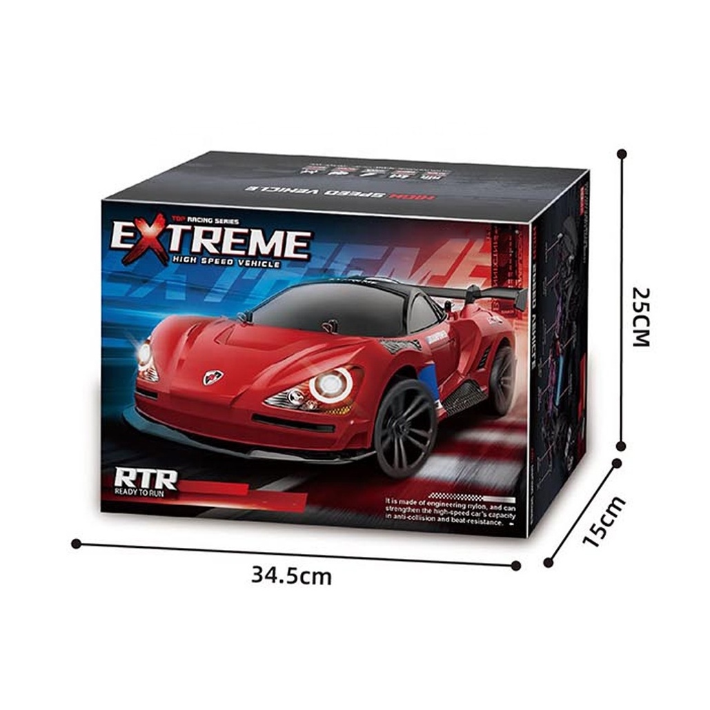 Hot Sale RC Racing Car 4WD Electric Remote Control 2.4ghz High Speed Racing Fast RTR Drift RC Car with Replaceable Tires 38KM/H