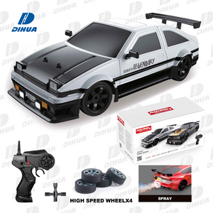 2.4G 1:16 RC Drift Racing Car Vehicle HSP 4WD Remote Control Car 18 km/h Race Car with Spray Replaceable Tires and Obstacles