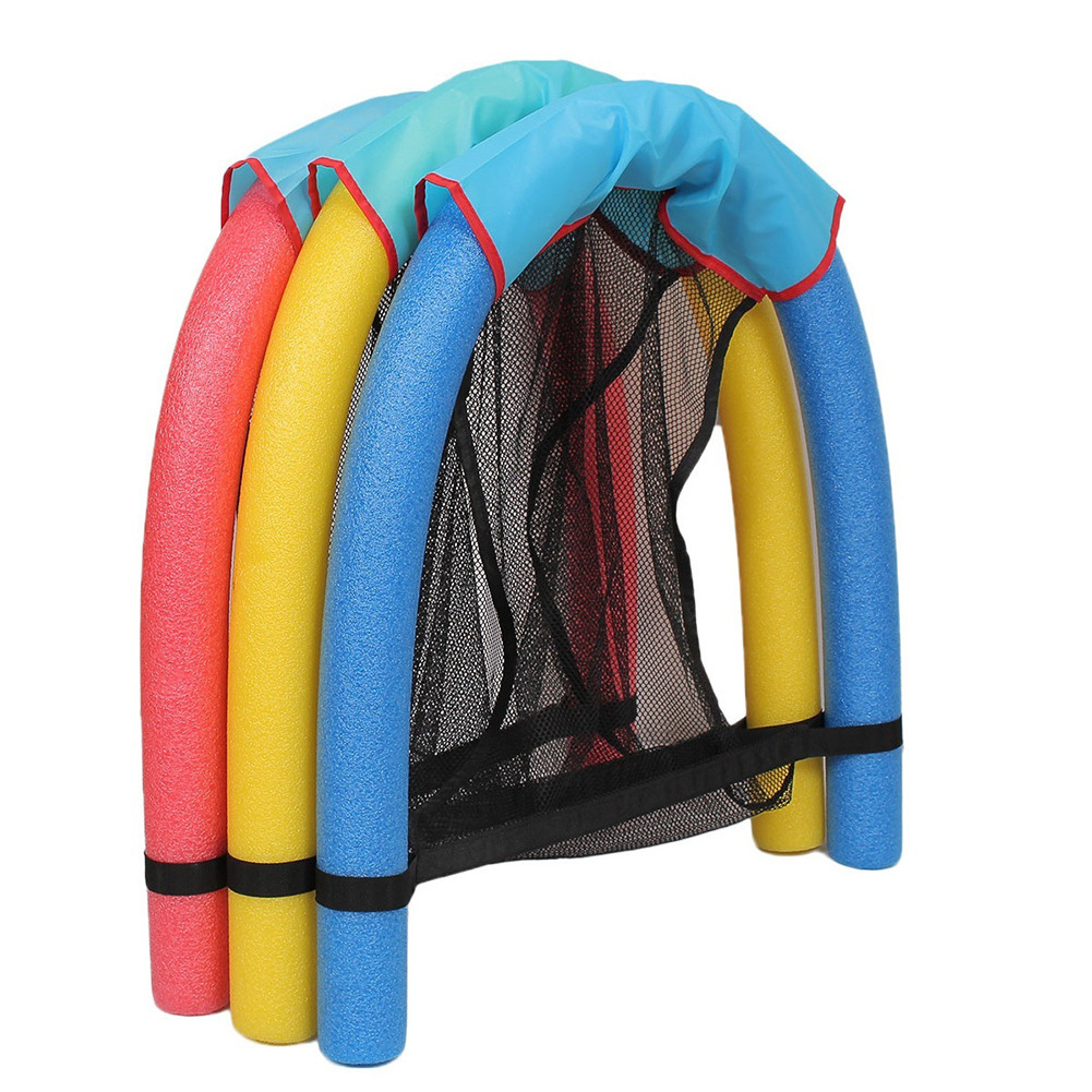 Noodle Floating Chair Mesh U-seat Swimming Pool Floating Noodle Chair Summer Party Pool Water Toy