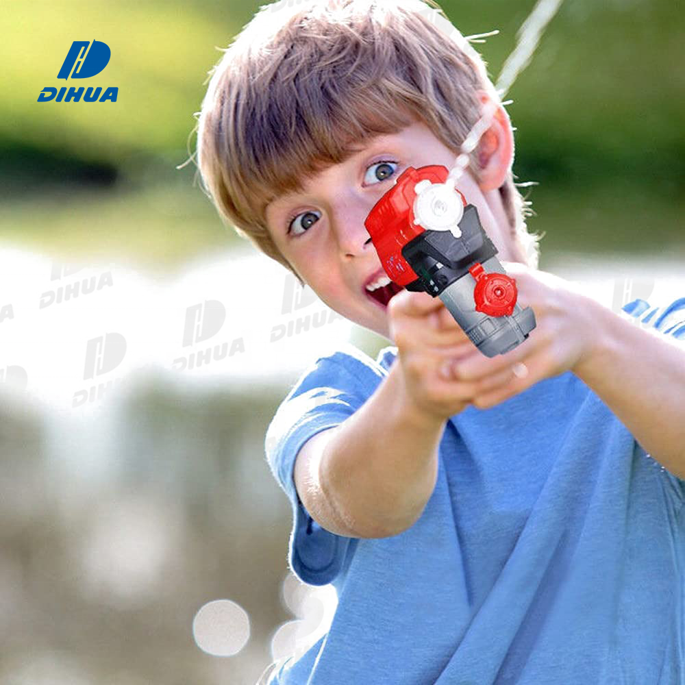 Electric Water Gun,Battery Operated Fighting Squirt Gun Toy Cool LED Lights,300ml Long Range Water Pistol for Kids Pool Beach