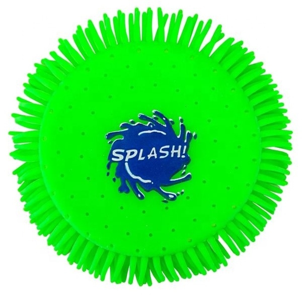 Water Flying Disc Splashing Water Splash Toy Outdoor Summer Pool Game Water Frisbee for Kids and Adults