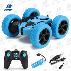 2.4Ghz 6 Channels RC Twists Car Multifunctional Stunt Car & Light Radio Control Double Sided 360 Degree Rotating 4WD Stunt Car