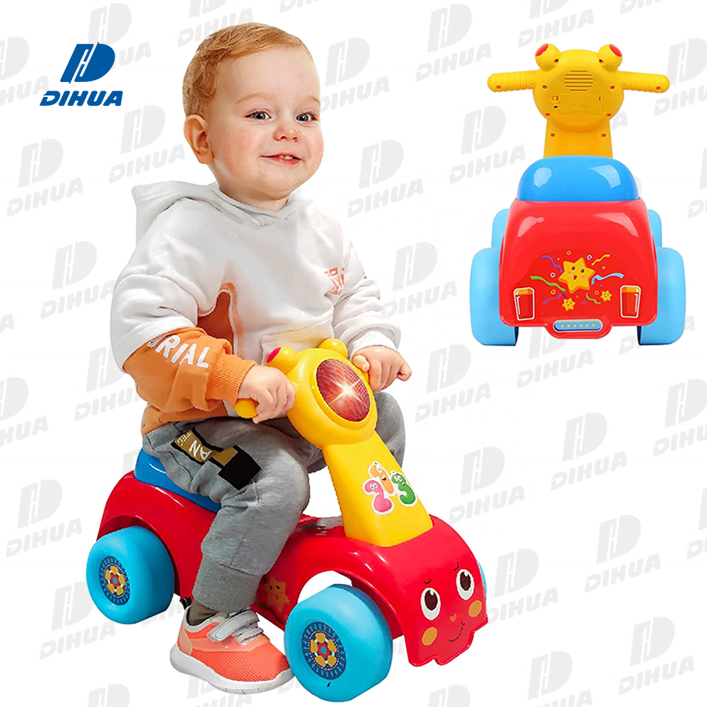 High Quality Ride on Car Music Toy Toddler Walker Cartoon Drive Toy Sit to Stand Baby Walker Ride on Car for Kids