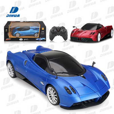 PNC Toy 1/16 2.4 Ghz RC Pagani Huayra Roadster Official Licensed Vehicle Remote Control Sport Car Toy for Kids,Blue,Red-12 KM