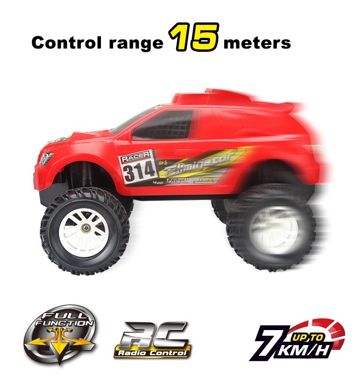 1:16 Koolspeed Full Function Remote RC Super Rally Off Road Monster Wheel Truck Radio Control Car Cross-country Model for Kids