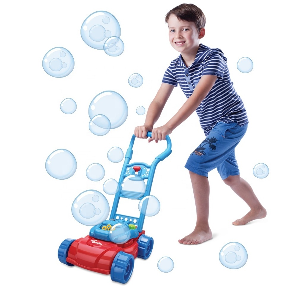 Bubble Lawn Mower Toy Automatic Bubble Machine Bubble Blower for Garden Kids- Outdoor & Indoor Toys for Toddlers