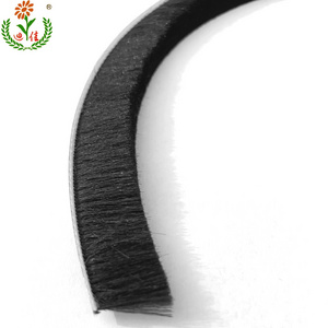 Window&door pile sealing strip/aluminium window brush/brush weatherstripping/brush seal with 2p, 3p and 4p