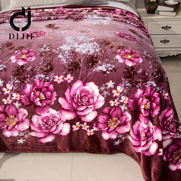 china 2018 new products 100% poly velvet printed mora blanket in kuwait