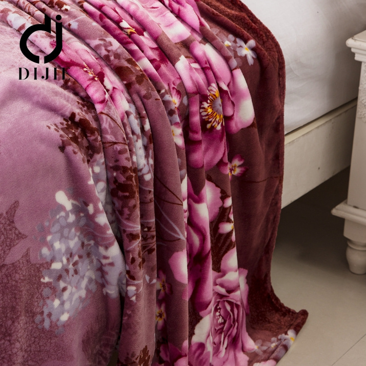 china 2018 new products 100% poly velvet printed mora blanket in kuwait