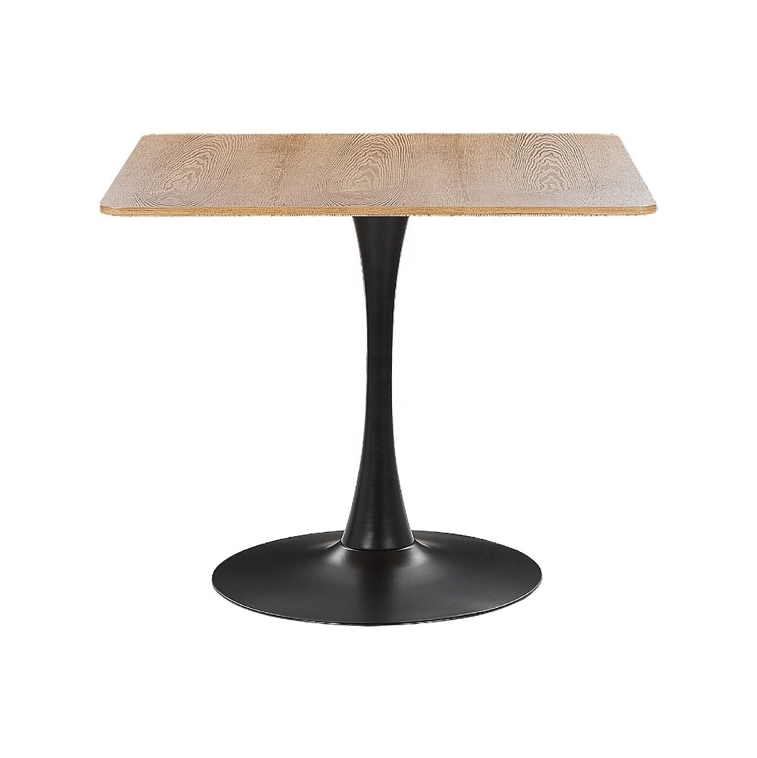 Modern Hot-Sale Tulip Table Leisure Round Table MDF Wood Top and Metal Leg Dining Room Table