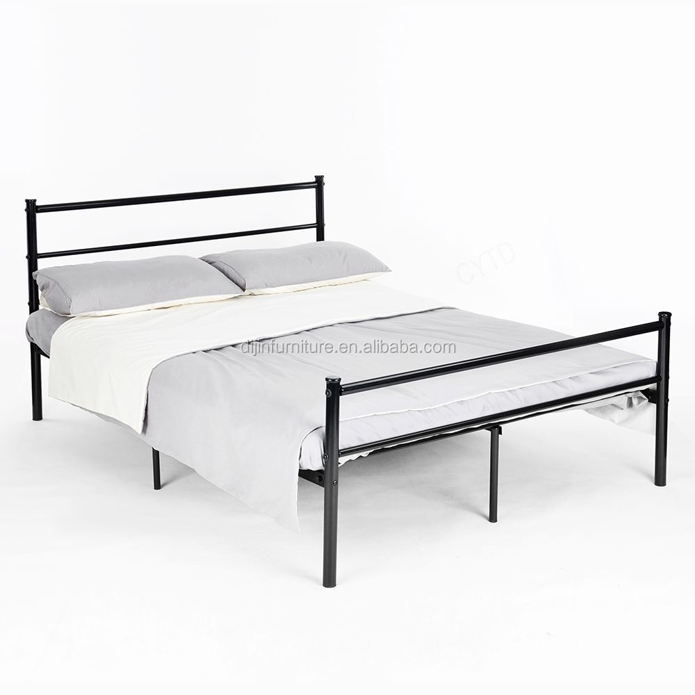 3ft,4ft6 Single,Double Metal Bed Frame in Black Additional Support bedframe