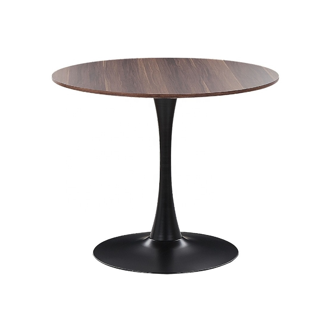 Modern Hot-Sale Tulip Table Leisure Round Table MDF Wood Top and Metal Leg Dining Room Table