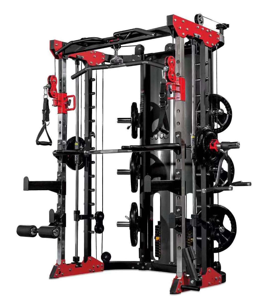 Hot selling cheap custom squat gym rack multi function functional trainer smith machine