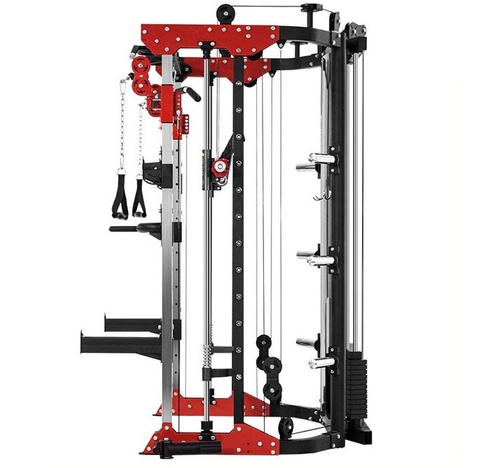 Hot selling cheap custom squat gym rack multi function functional trainer smith machine