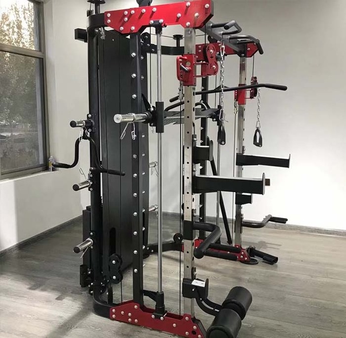 Hot selling cheap custom squat gym rack multi function functional trainer smith machine