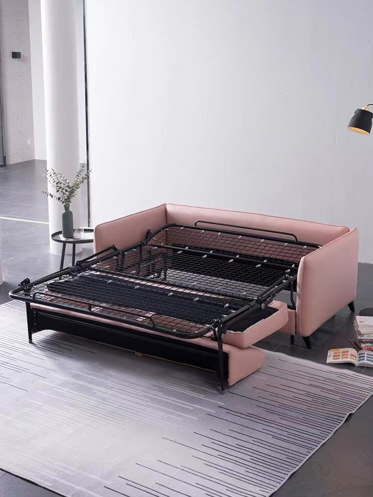 Minimalist Style Space Saving Sofa Bed Set Furniture Modern Fabric Bed And Sofa Transformable Sofa Bed