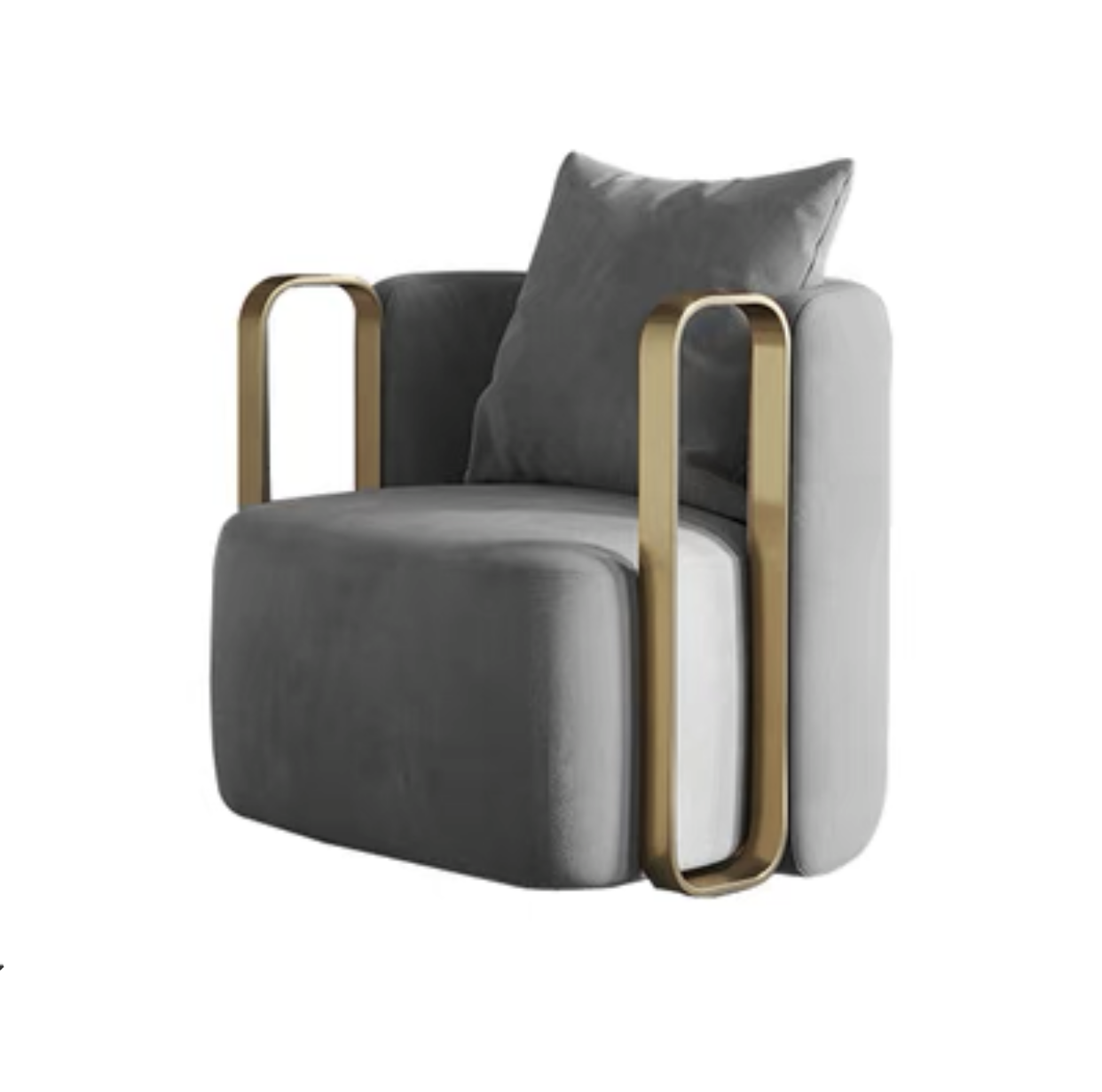 Modern Fabric Living Room Arm Rotating Single Indoor Nordic Sofa Chair Fancy Chairs Nordic Sofa Chair